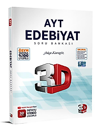 3D Yayınları AYT Soru Bankası Edebiyat 2025 2026 Yeni Baskı Sezon