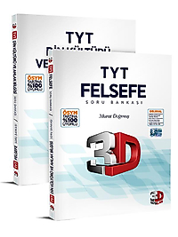 3D Yayınları TYT Soru Bankası Felsefe / Din Kültürü ve Ahlak Bilgisi 2025 2026 Yeni Baskı Sezon