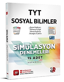 3D Yayınları TYT Simülasyon Denemeleri Sosyal Bilimler 2025 2026 Yeni Baskı Sezon