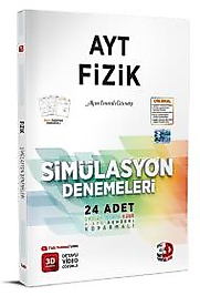3D Yayınları AYT Fizik Simülasyon Denemeleri 2025 2026 Yeni Baskı Sezon