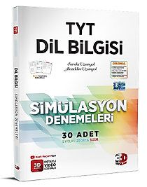 3D Yayınları TYT Dil Bilgisi Simülasyon Denemeleri 2025 2026 Yeni Baskı Sezon