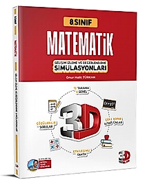 3D Yayınları 8. Sınıf Simülasyon Matematik 2025 2026 Yeni Baskı Sezon