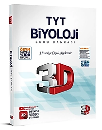 3D Yayınları TYT Soru Bankası Biyoloji 2025 2026 Yeni Baskı Sezon