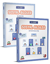 3D Yayınları 5. Sınıf Sosyal Bilgiler Çalışma ve Sınıf İçi Etkinlik Kitabı 2025 2026 Yeni Baskı Sezon