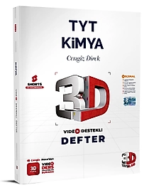 3D Yayınları TYT Video Destekli Defter VDD Kimya 2025 2026 Yeni Baskı Sezon