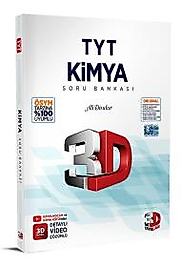 3D Yayınları TYT Soru Bankası Kimya 2025 2026 Yeni Baskı Sezon