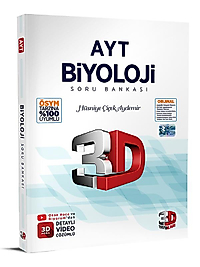 3D Yayınları AYT Soru Bankası Biyoloji 2025 2026 Yeni Baskı Sezon
