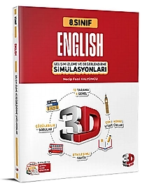 3D Yayınları 8. Sınıf Simülasyon İngilizce 2025 2026 Yeni Baskı Sezon